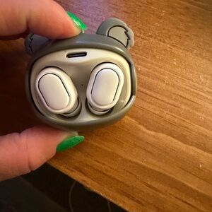 Gray Koala Earbuds with Case